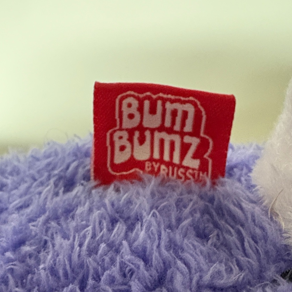 Bum Bumz Plush Purple Blueberry Muffin Stuffed Animal - Soft Kids Toy - Picture 4 of 10